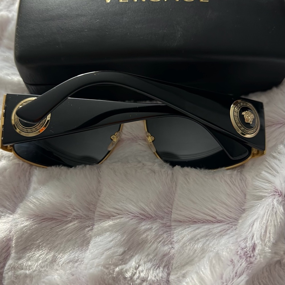 Versace Black Frame Sunglasses - image 2